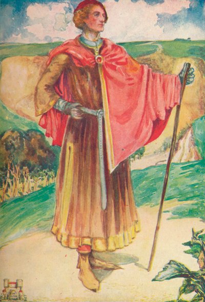 Muž doby Jindřicha II., 1907 od Dion Clayton Calthrop