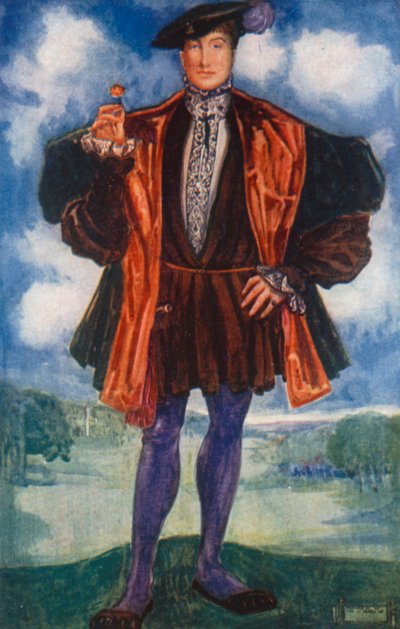 Muž doby Jindřicha VIII. 1509-1547 od Dion Clayton Calthrop