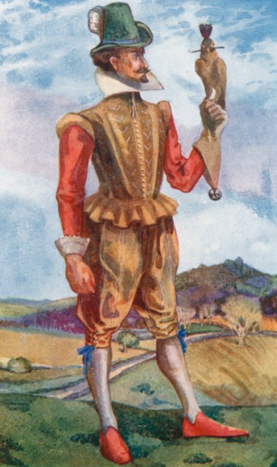 Muž doby Jakuba I. 1603-1625 od Dion Clayton Calthrop