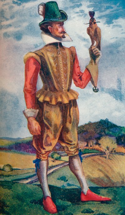 Muž doby Jakuba I., 1907 od Dion Clayton Calthrop