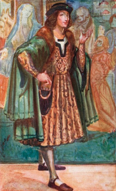 Muž doby Richarda III. 1483-1485 od Dion Clayton Calthrop