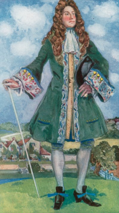 Muž doby Williama a Marie 1689-1702 od Dion Clayton Calthrop