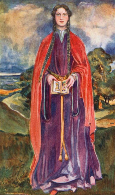 Žena doby Jindřicha I. 1100-1135 od Dion Clayton Calthrop