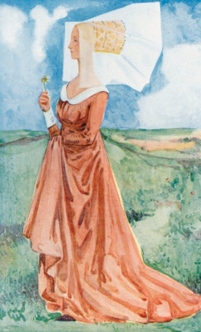 Žena doby Richarda III. 1483-1485 od Dion Clayton Calthrop