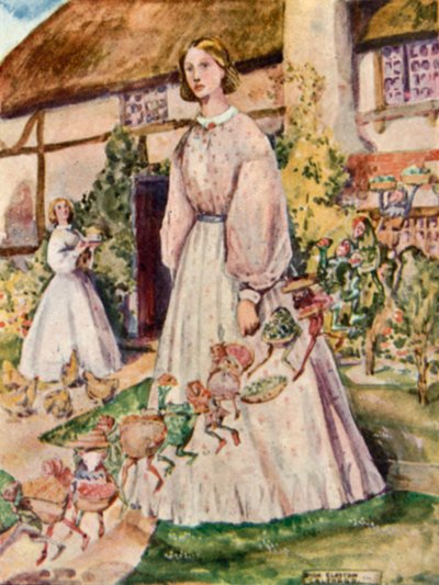 Ilustrace pro Goblin Market od Christiny Rossetti od Dion Clayton Calthrop