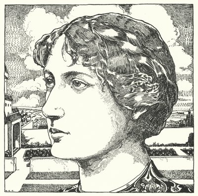 Dobrá teta (rytina) od Dion Clayton Calthrop
