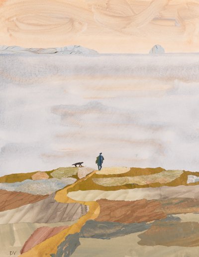 Podzimní ranní koupání (koláž) od Dione Verulam