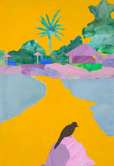 Brazilská pláž (koláž) od Dione Verulam