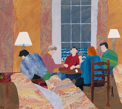 Hry v interiéru (koláž) od Dione Verulam