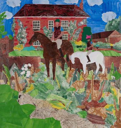 Existuje něco na jedenáctou, 2021 (koláž) od Dione Verulam