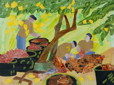 Pramen Madeira, Botanická zahrada (koláž) od Dione Verulam