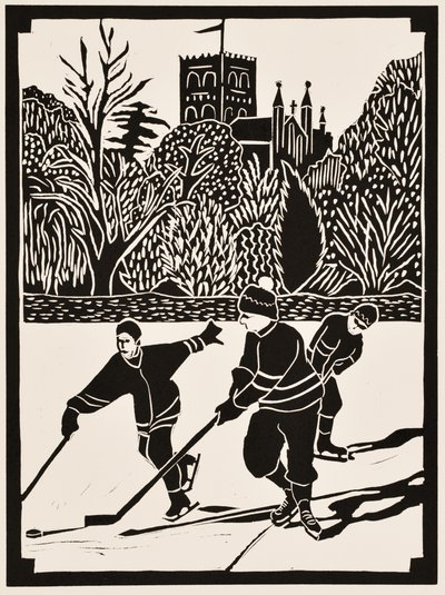 Měsíce v roce: 2012 (linoryt) od Dione Verulam