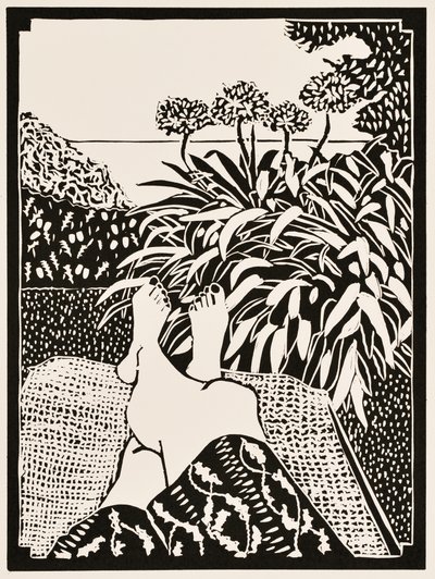 Měsíce v roce: 2012 (linoryt) od Dione Verulam