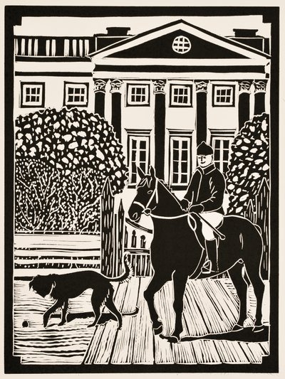 Měsíce v roce: (linoryt) od Dione Verulam