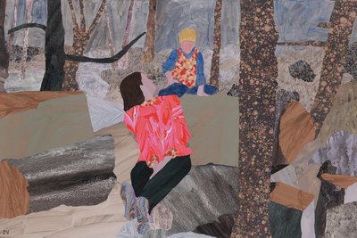 Matka a syn (Prae Wood) (koláž) od Dione Verulam