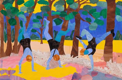 Dívky na břehu řeky od Dione Verulam