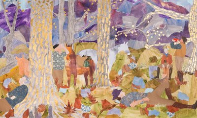 Siesta na trávě, Pyreneje od Dione Verulam