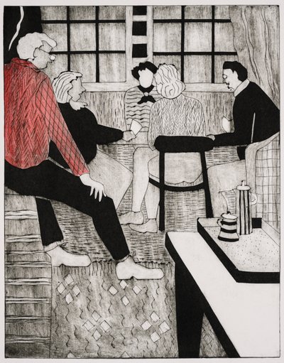 Učitel mostu (koláž) od Dione Verulam