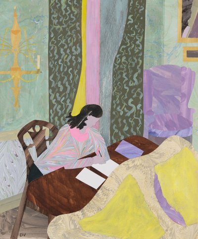 Práce (koláž) od Dione Verulam