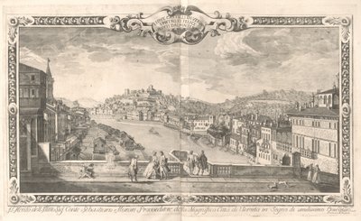 Pohledy na Veronu od Dionigi Valesio and Giovanni Antonio Urbani, after Tiberio Majeroni