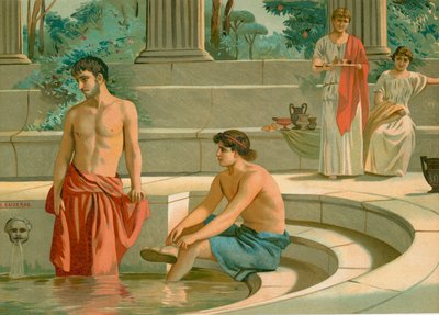 Telemachus a Pisistratus v paláci Menelaus od Dionisio Baixeras Verdaguer