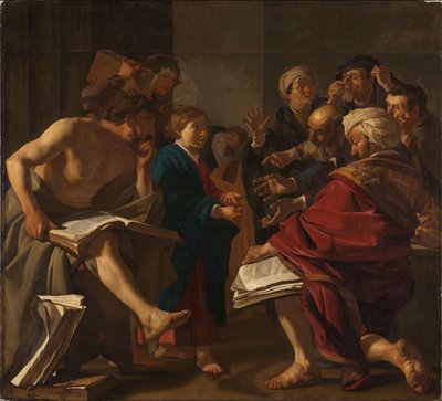 Kristus mezi lékaři od Dirck Baburen van