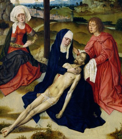 The Lamentation (detail 93895) od Dirck Bouts