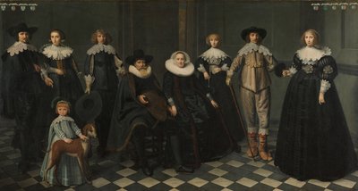 Portrét rodiny Dircka Bas Jacobsze, purkmistra Amsterdamu od Dirck Dircksz. van Santvoort