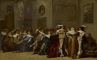 Veselá společnost od Dirck Hals