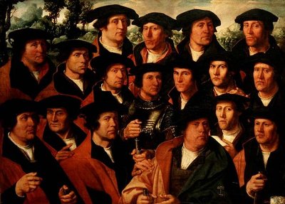Skupinový portrét Shooting Company of Amsterdam od Dirck Jakobsz