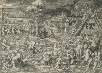 Potopa, 1544. od Dirck Vellert