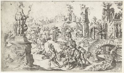 Let do Egypta od Dirck Volckertsz. Coornhert (attributed to)