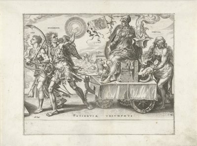 Triumph of Patience (Patientia) Triumph of Patience (název série) Patientiae Trivmphvs (název série) od Dirck Volckertsz. Coornhert