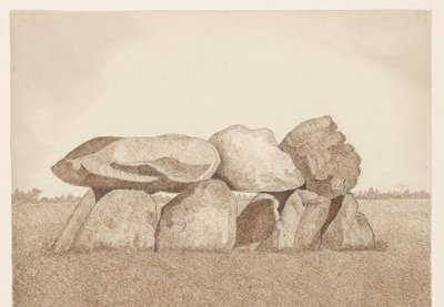 Dolmen poblíž Tynaarlo od Dirk Arnoldus Tavenraat