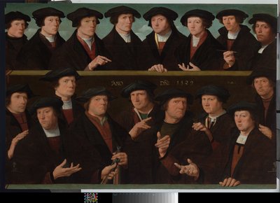 Skupina gardistů od Dirk Jacobsz