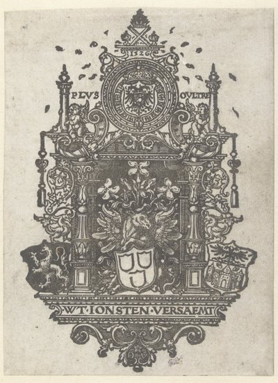 Erb antverpského cechu svatého Lukáše, 1526 od Dirk Jacobsz Vellert