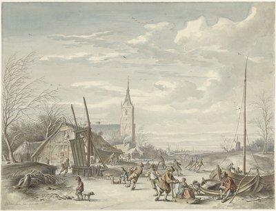 zimní krajina od Dirk Jan van der Laan