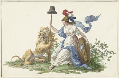 Model pro vlajku Batavského námořnictva, 1796 od Dirk Langendijk