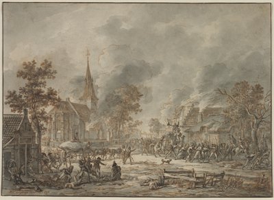 Drancování vojáků, 1794. od Dirk Langendyk