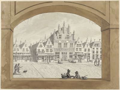 Koopmanshal v Middelburgu od Dirk Verrijk