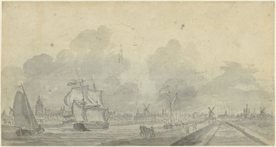 Pohled na Zierikzee od Dirk de Jong