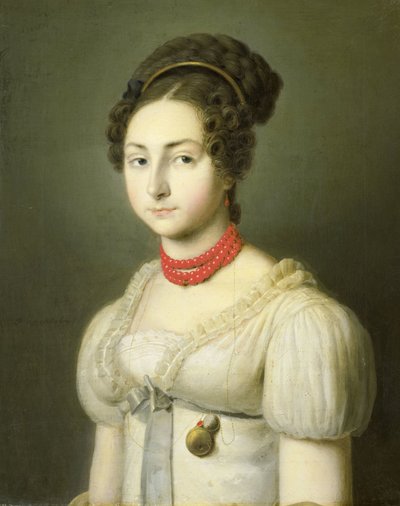 Portrét Jacoby van Wessem, manželky lorda Stumphia, purkmistra z Beverwijku od Dirk van Oosterhoudt