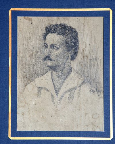 Portrét děkabristy Sergeje Krivtsova 1802-1864 od Dmitri Petrovich Oznobishin