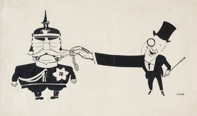 Kapitalismus a německý militarismus jsou skvělí kamarádi, 1920-1925. od Dmitriy Stakhievich Moor