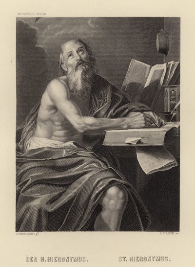 Svatý Jeroným od Domenichino