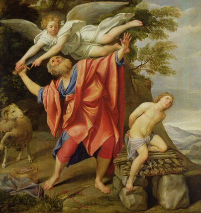 Obětování Izáka od Domenichino