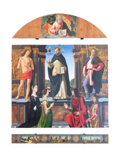 Oltářní obraz sv. Vincent Ferrer od Domenico (1449-94) Ghirlandaio