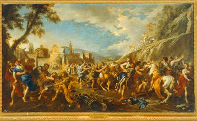 Znásilnění sabiniánských žen. 10035138 ... od Domenico (1612-75) Gargiulo