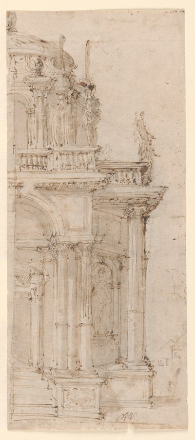 Design pro Catafalque od Domenico Antonio Vaccaro