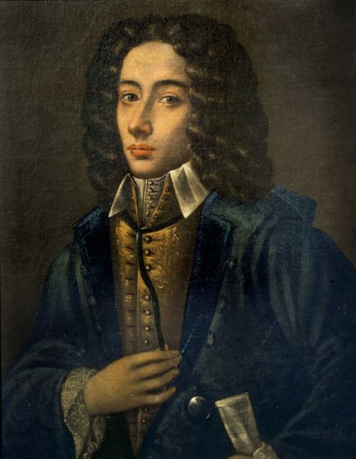 Portrét Giovanniho Battisty Pergolesiho (Jean Baptiste Pergolese, Jean-Baptiste) (1710 - 1736). Olej na dřevě od Domenica Antonia Vaccara. Neapolská konzervatoř. Obraz Giovanni Battista Pergolesi od Domenica Antonia Vaccara Neapolská konzervatoř od Domenico Antonio Vaccaro